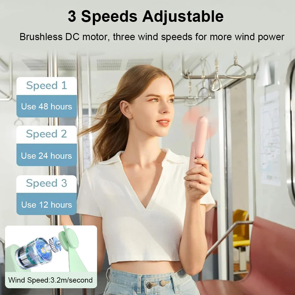 Portable Mini Handheld Fan (doubles as a power bank)