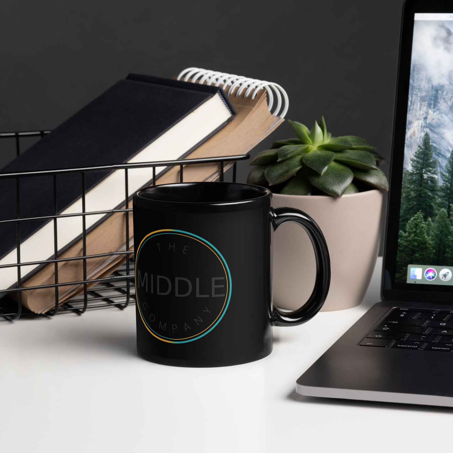 TMC Black Glossy Mug