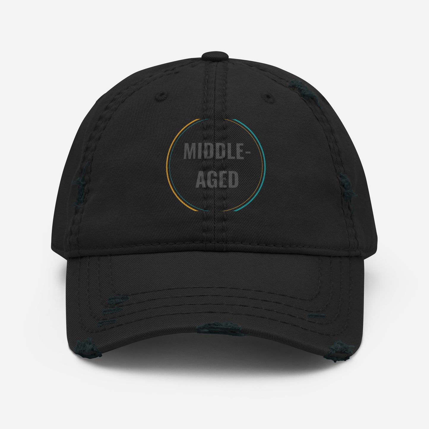 Middle-Aged Distressed Dad Hat
