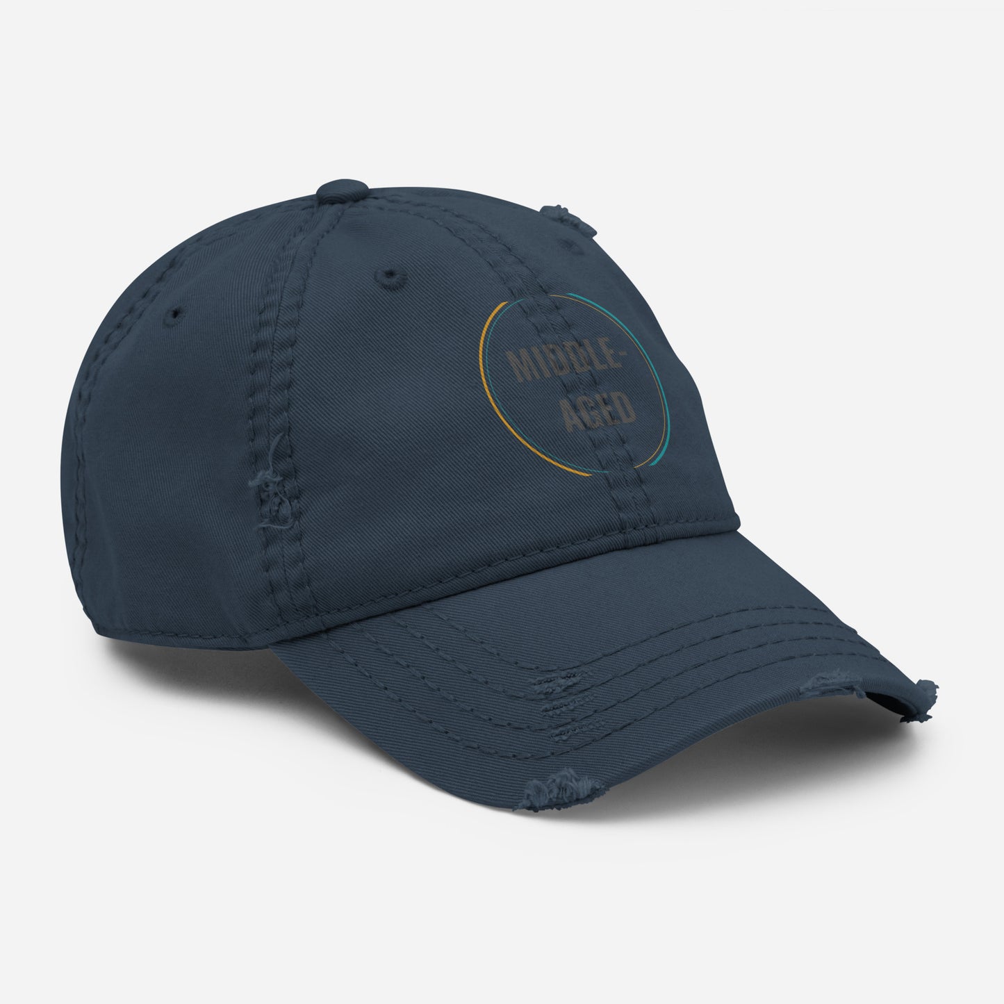Middle-Aged Distressed Dad Hat