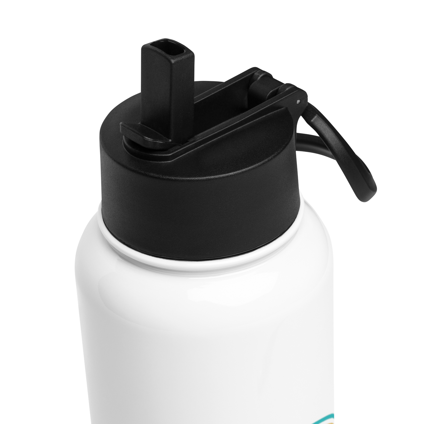 TMC Stainless steel water bottle with a straw lid