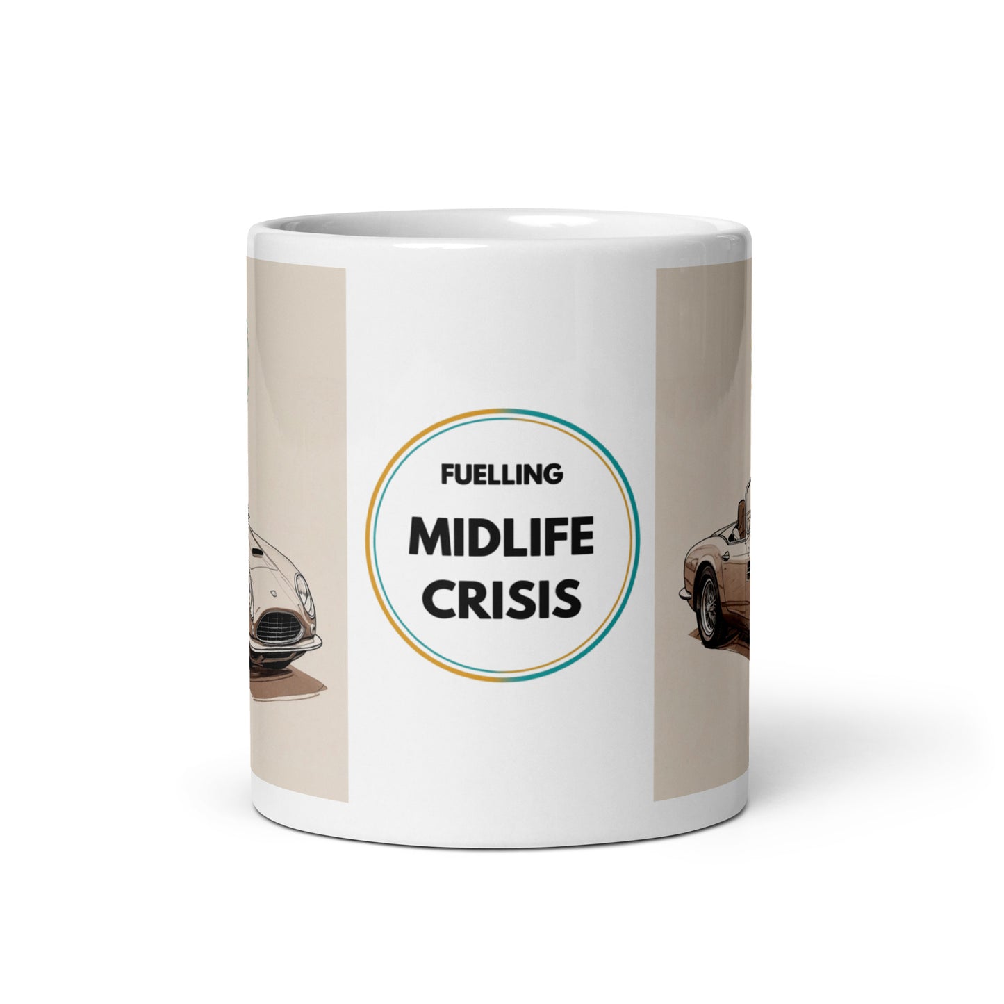 Midlife Crisis Sports Car Mug