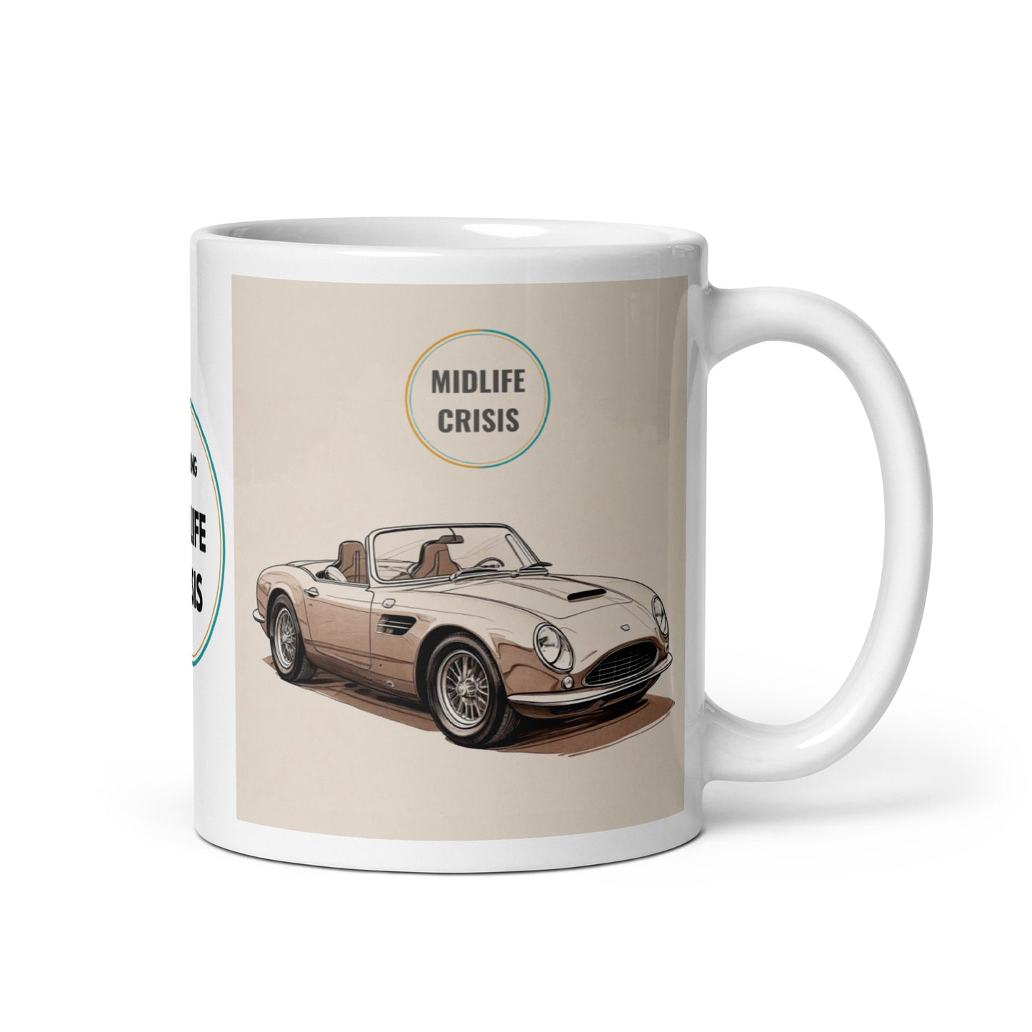 Midlife Crisis Sports Car Mug