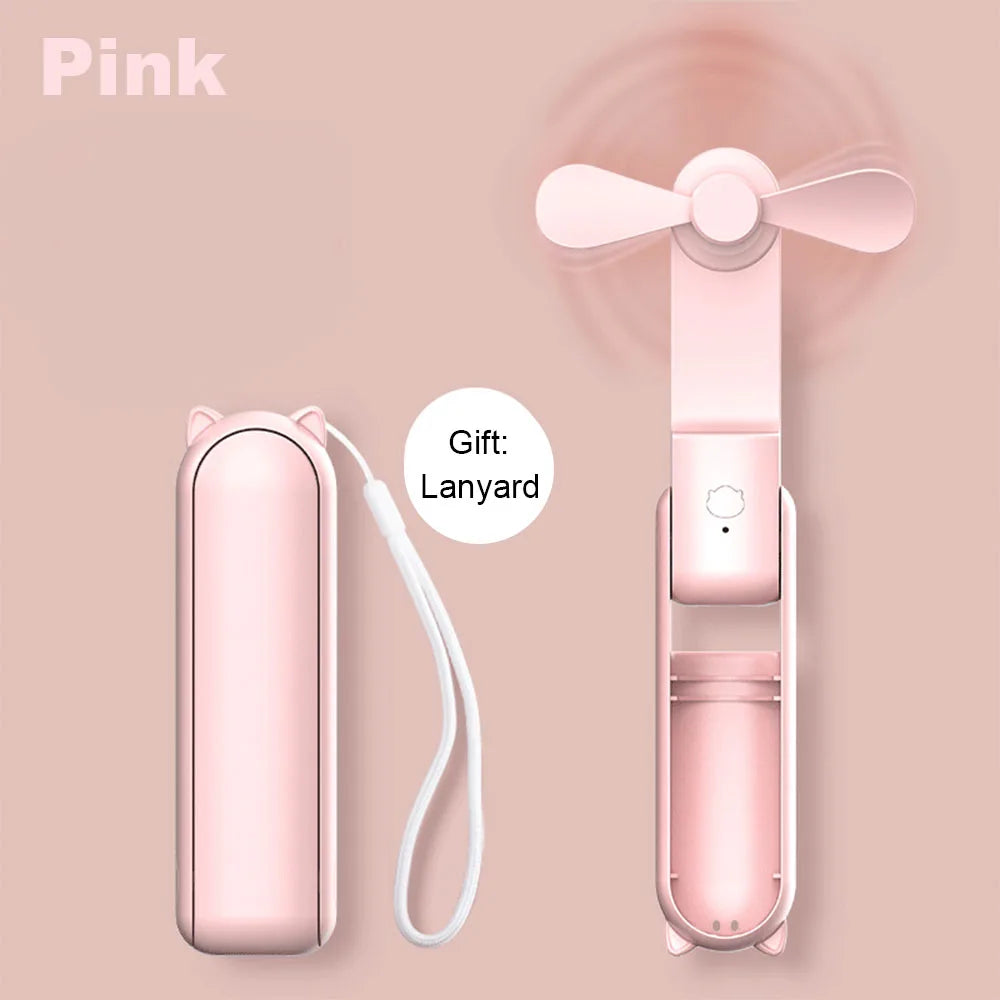 Portable Mini Handheld Fan (doubles as a power bank)