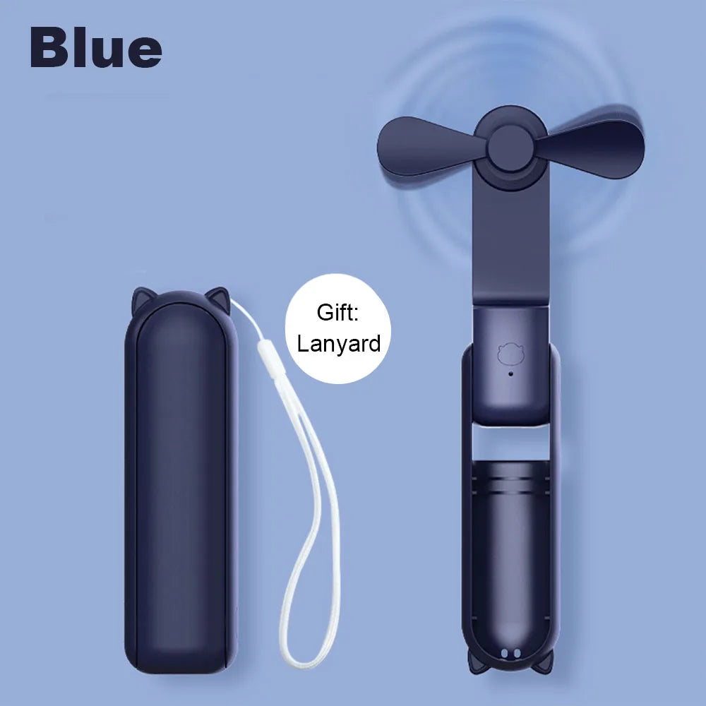 Portable Mini Handheld Fan (doubles as a power bank)