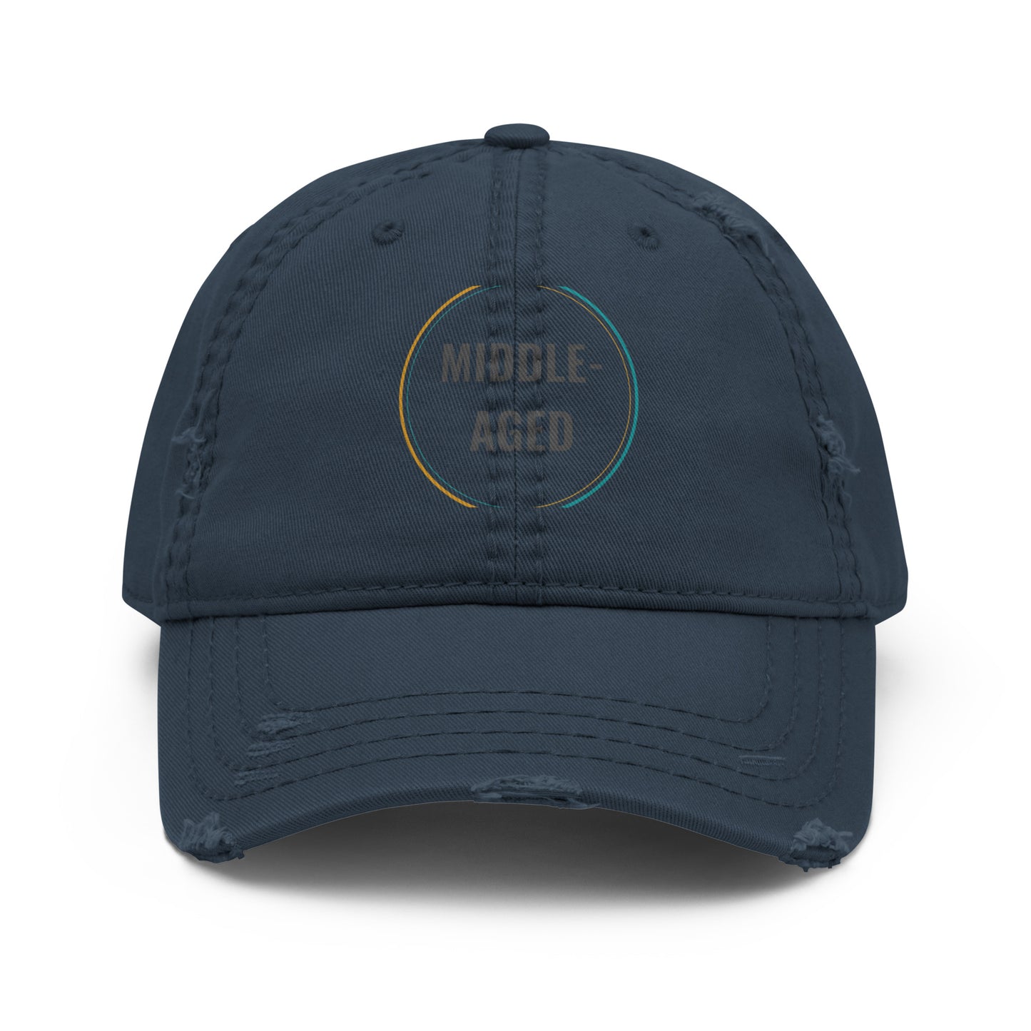 Middle-Aged Distressed Dad Hat