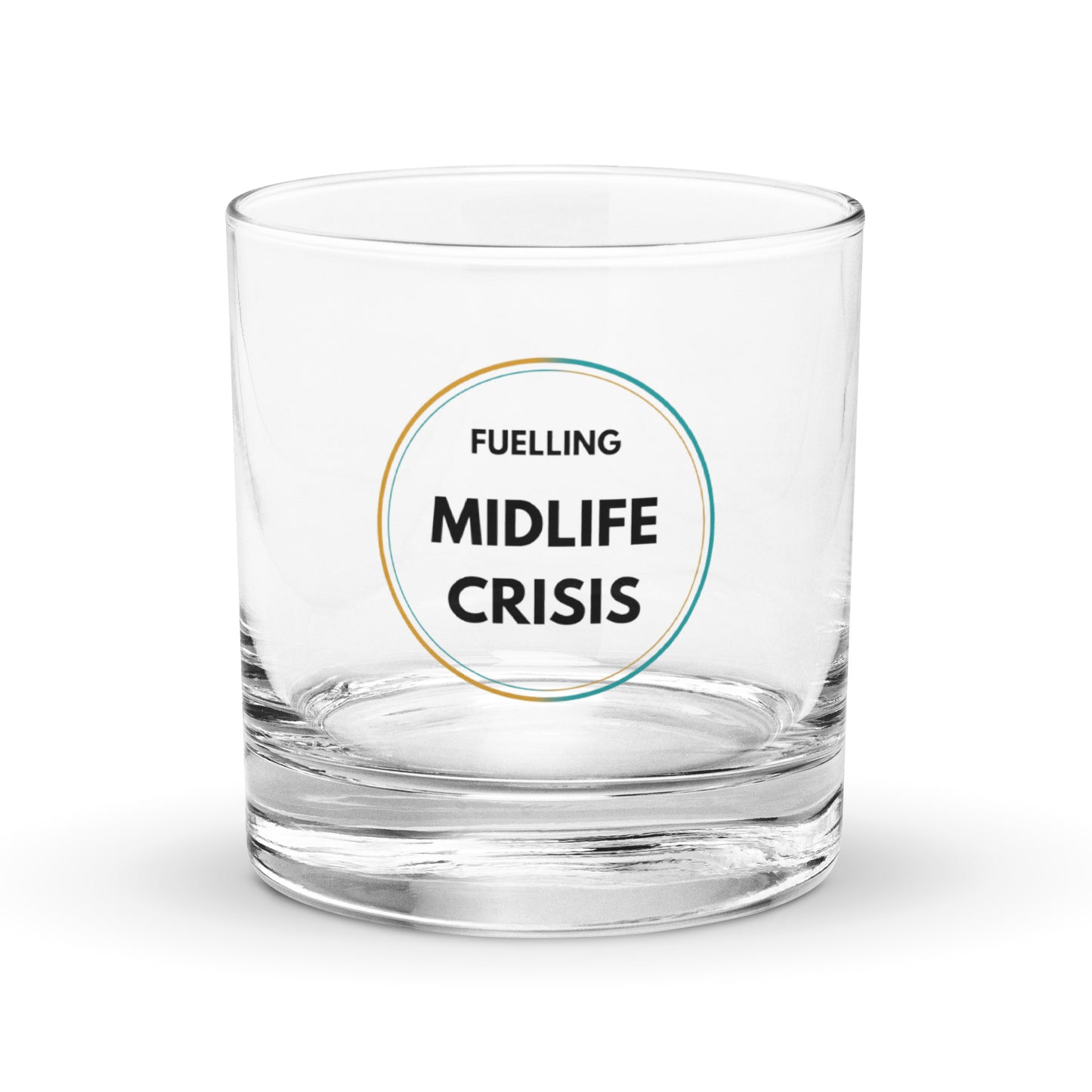 Fuelling Midlife Crisis Rocks Glass