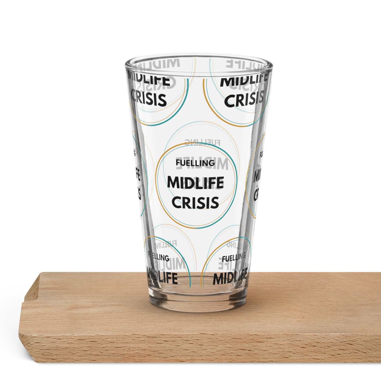 Fuelling Midlife Crisis Pint Glass