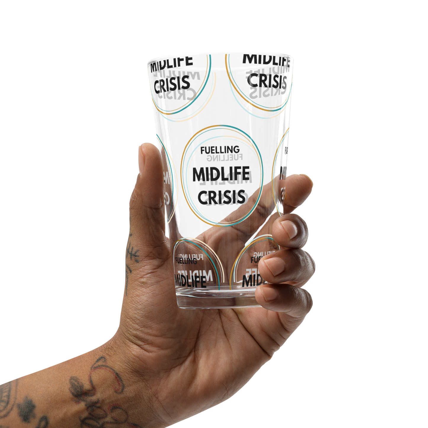Fuelling Midlife Crisis Pint Glass