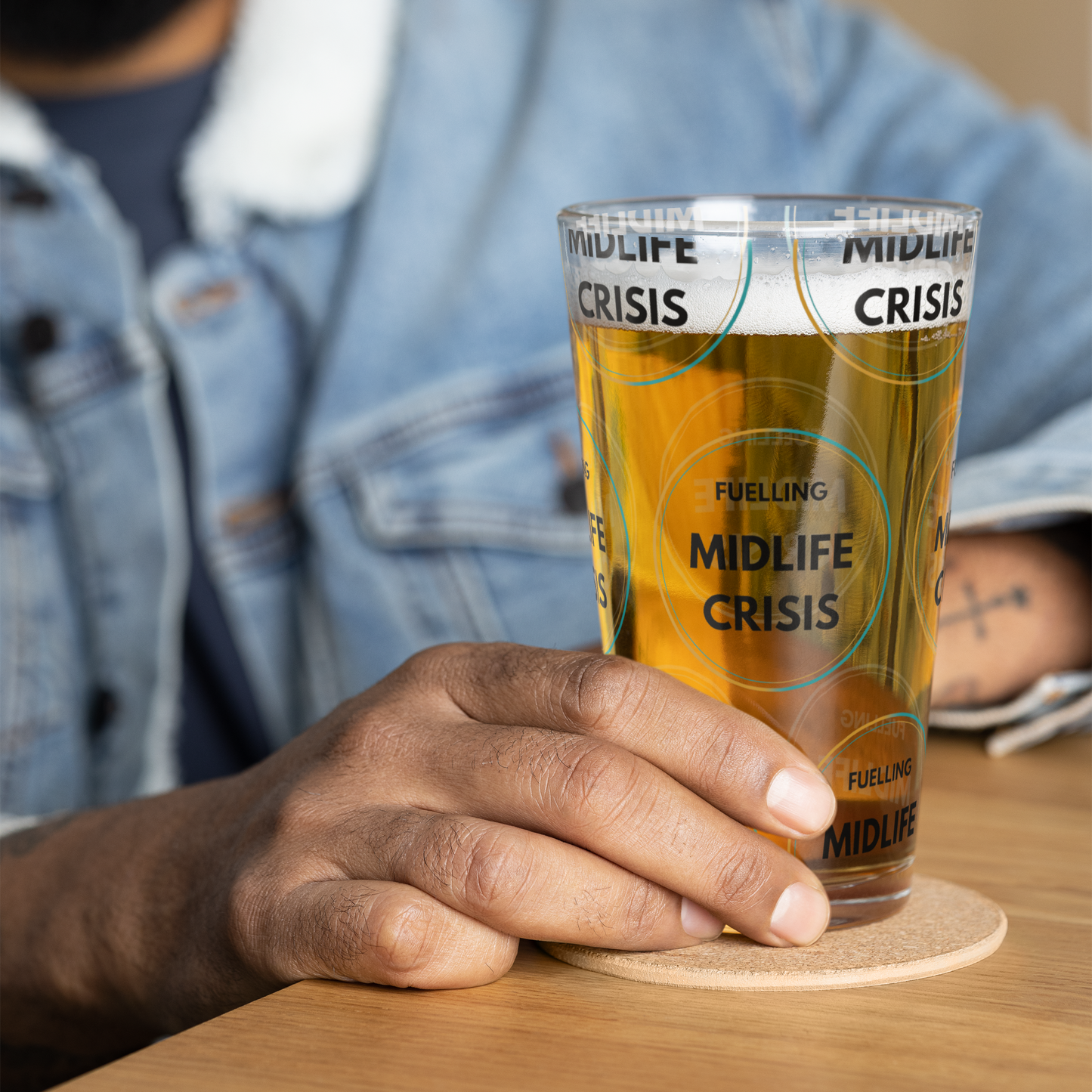 Fuelling Midlife Crisis Pint Glass