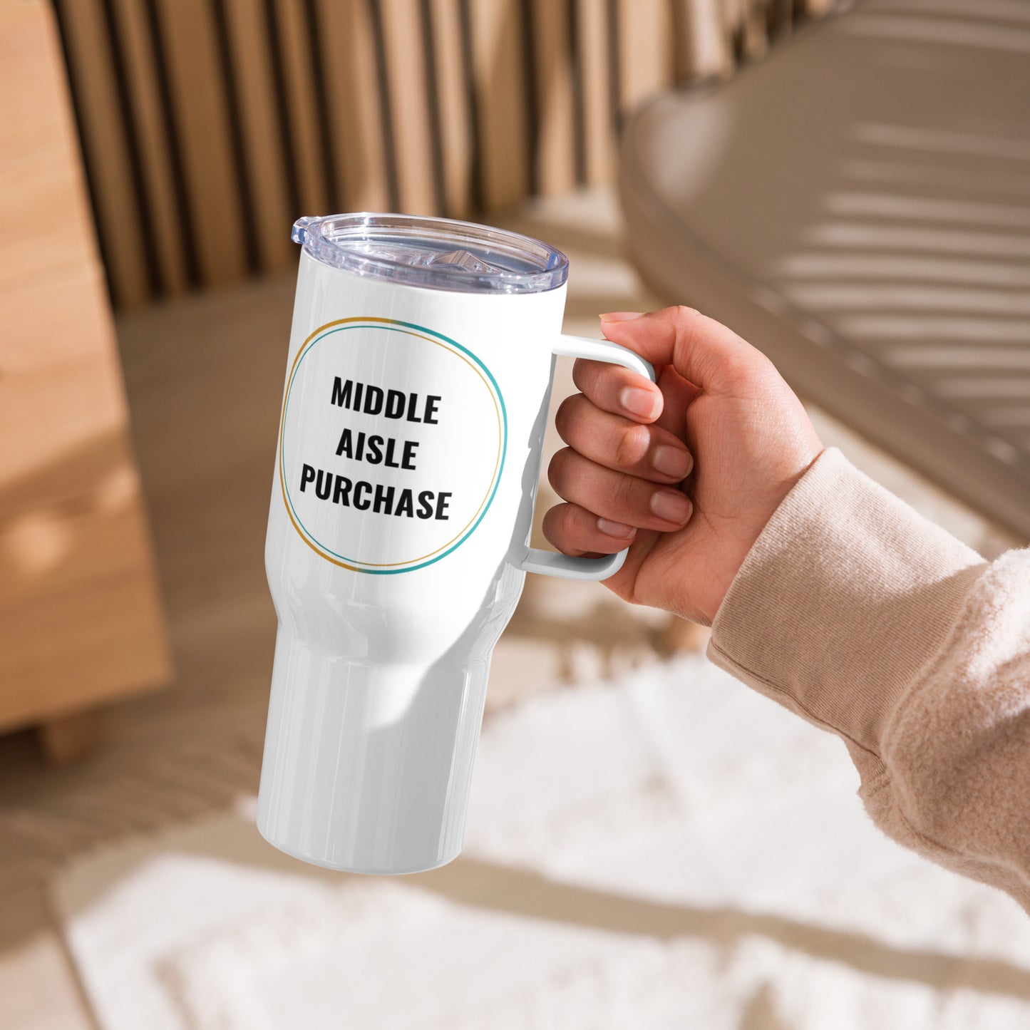 Middle Aisle Purchase Travel Mug
