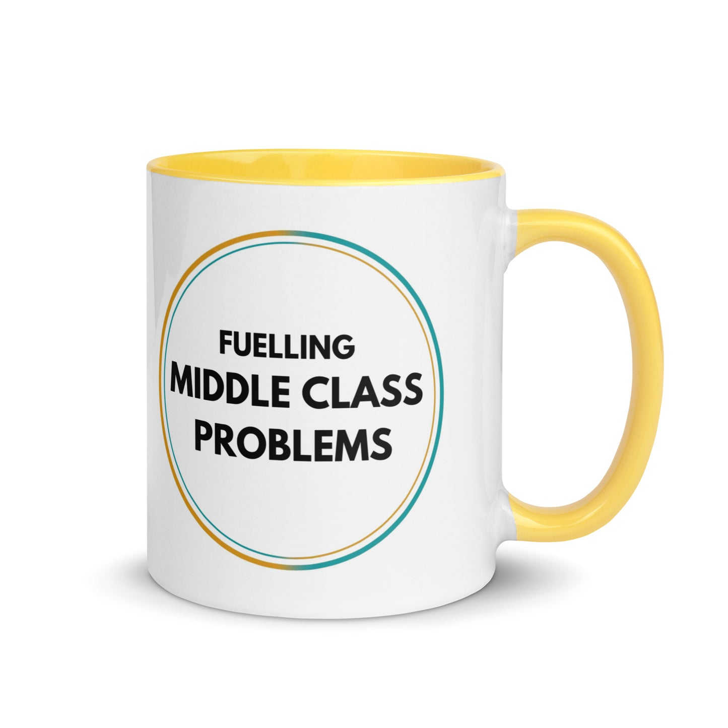 Fuelling Middle Class Problems Colour Mug