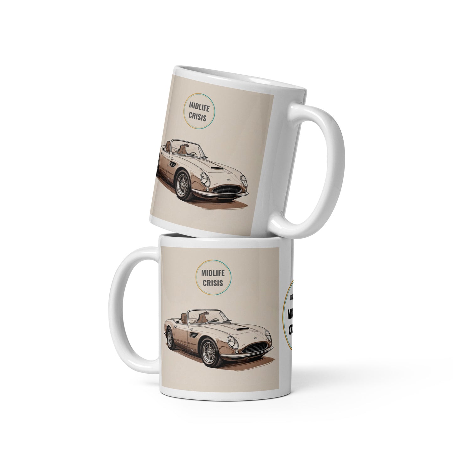 Midlife Crisis Sports Car Mug