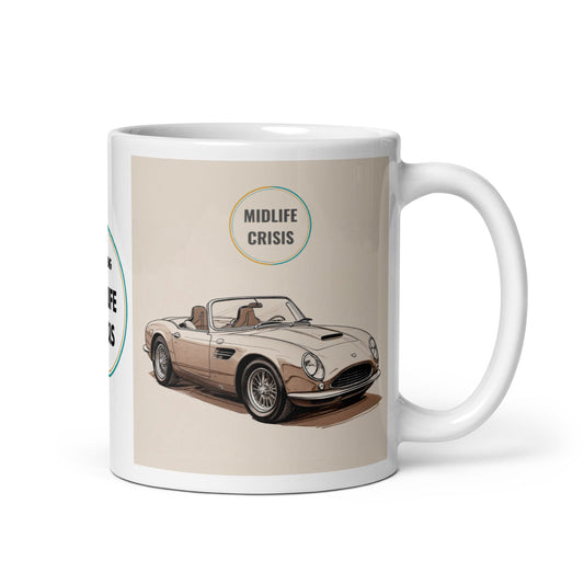 Midlife Crisis Sports Car Mug